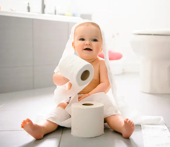 Hương thơm miễn phí giấy vệ sinh cuộn độc quyền cho các bà mẹ và trẻ sơ sinh